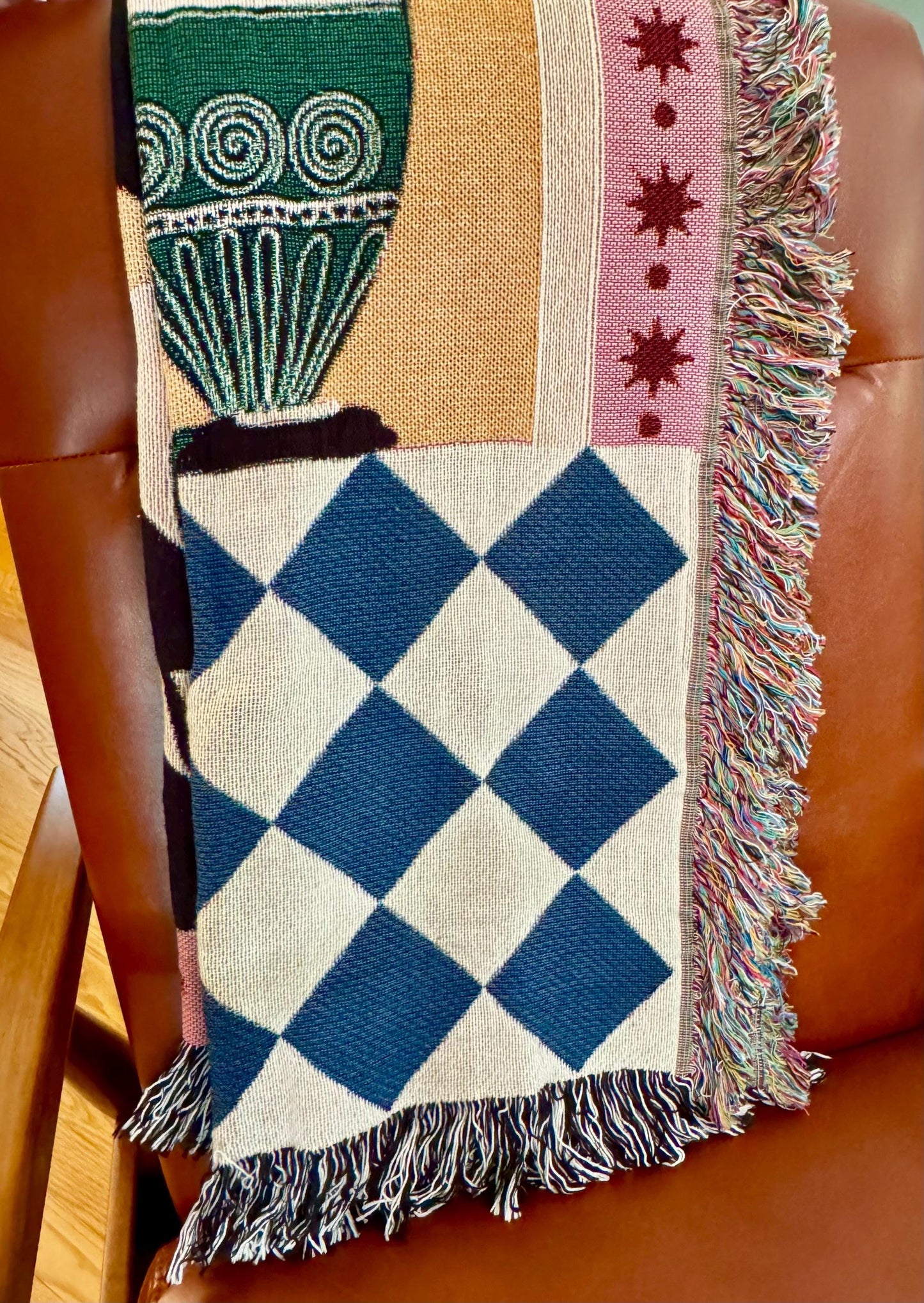 Palm Royale Woven Throw Blanket