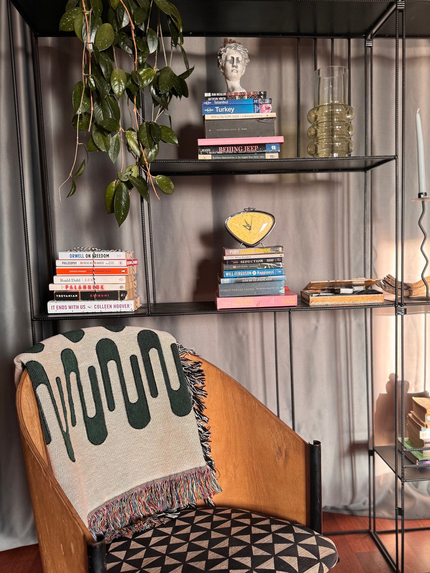 Right Signal Woven Throw Blanket