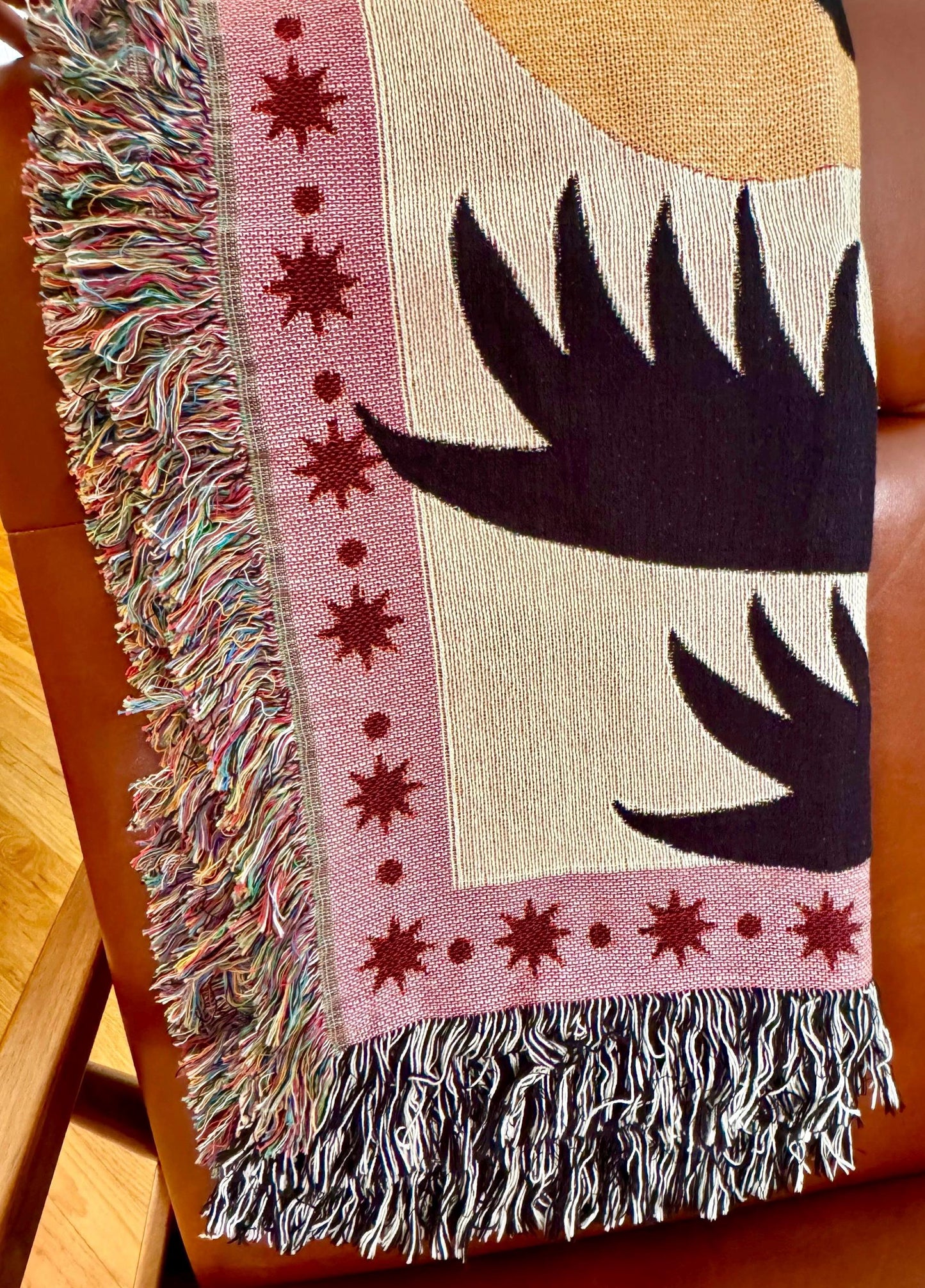 Palm Royale Woven Throw Blanket