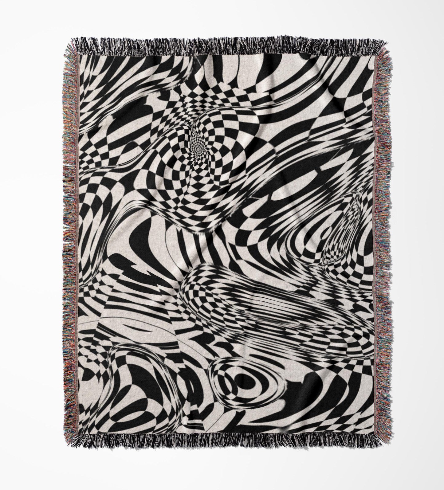 Visual Trip Woven Throw Blanket