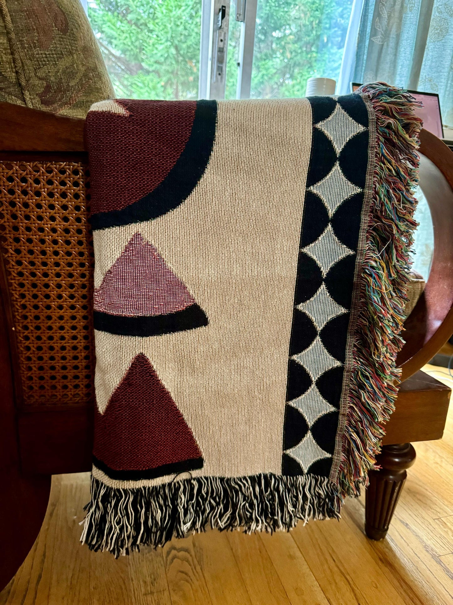 Palms & Stars Woven Throw Blanket