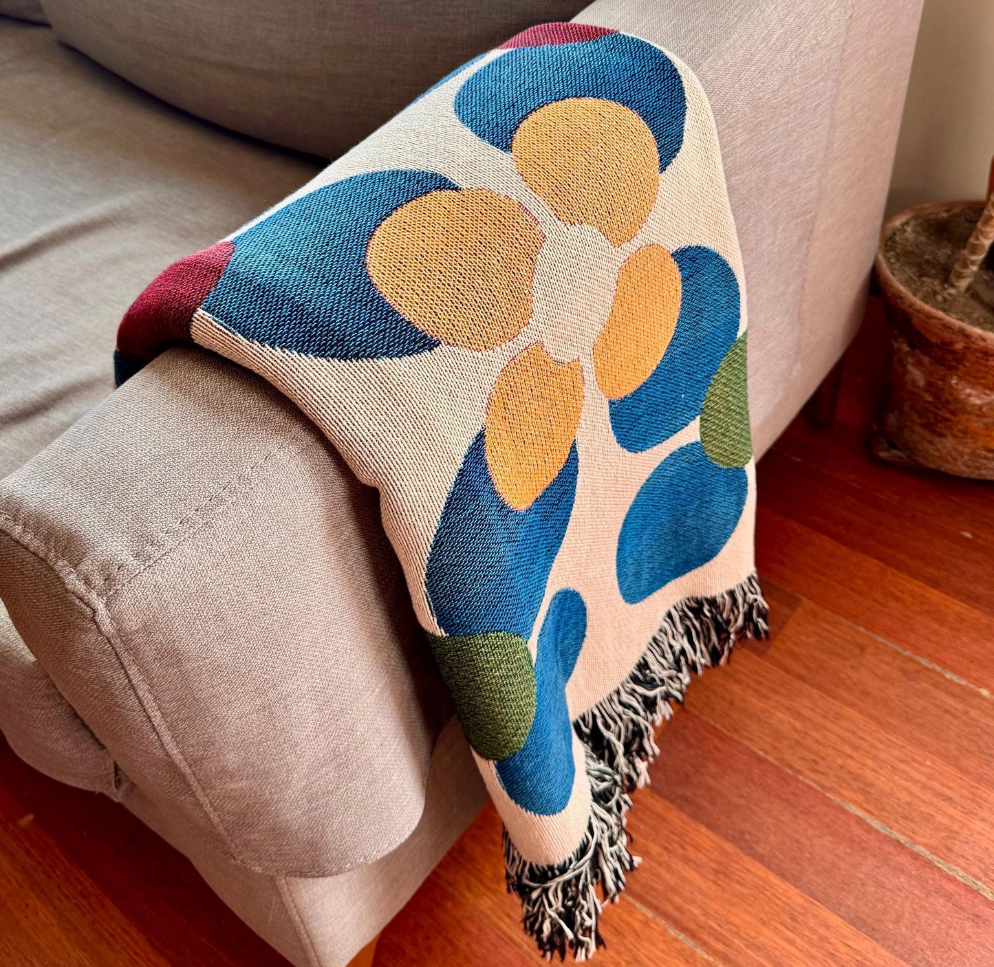 Bloom Woven Throw Blanket