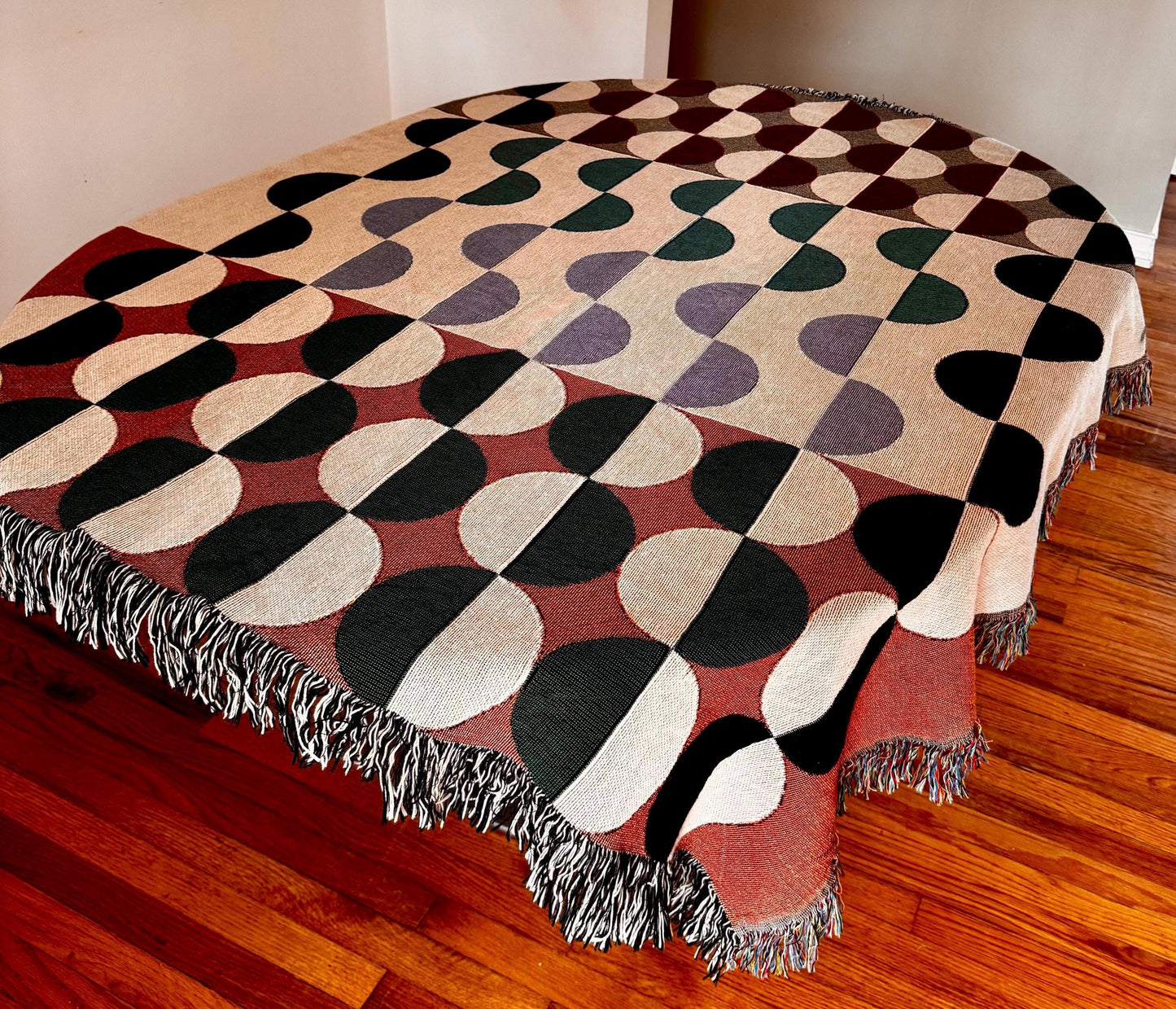 Desbundar Woven Throw Blanket