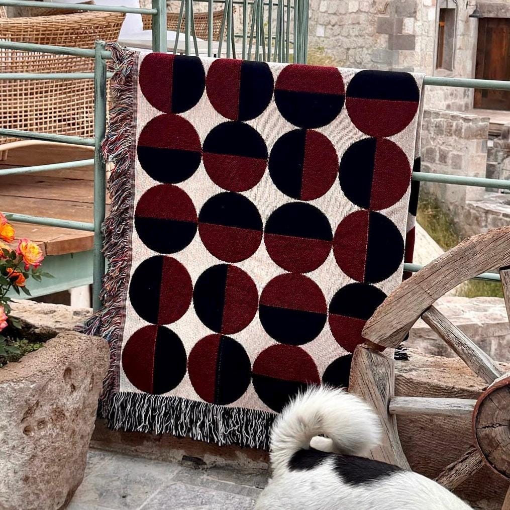 Midnight Crush Woven Throw Blanket