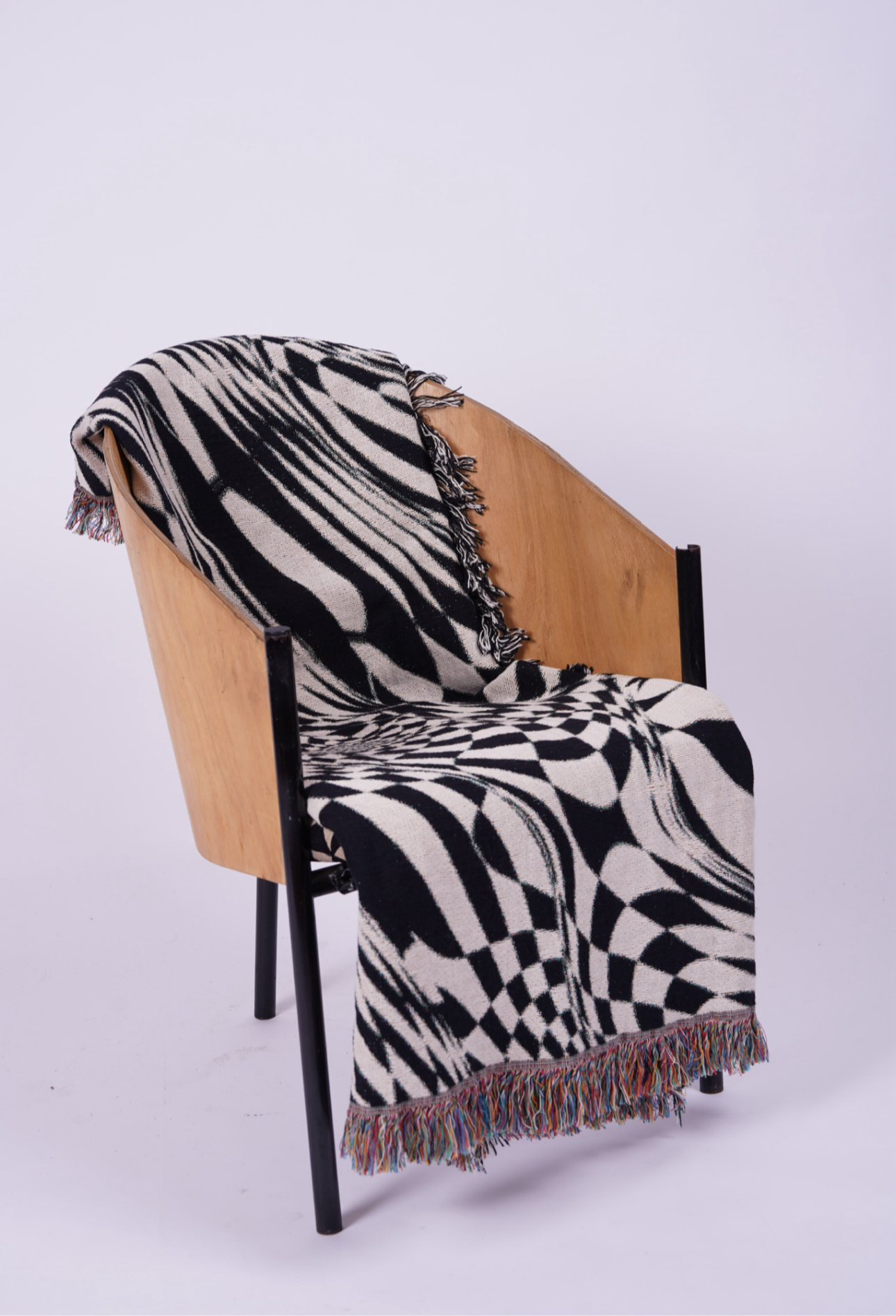 Visual Trip Woven Throw Blanket