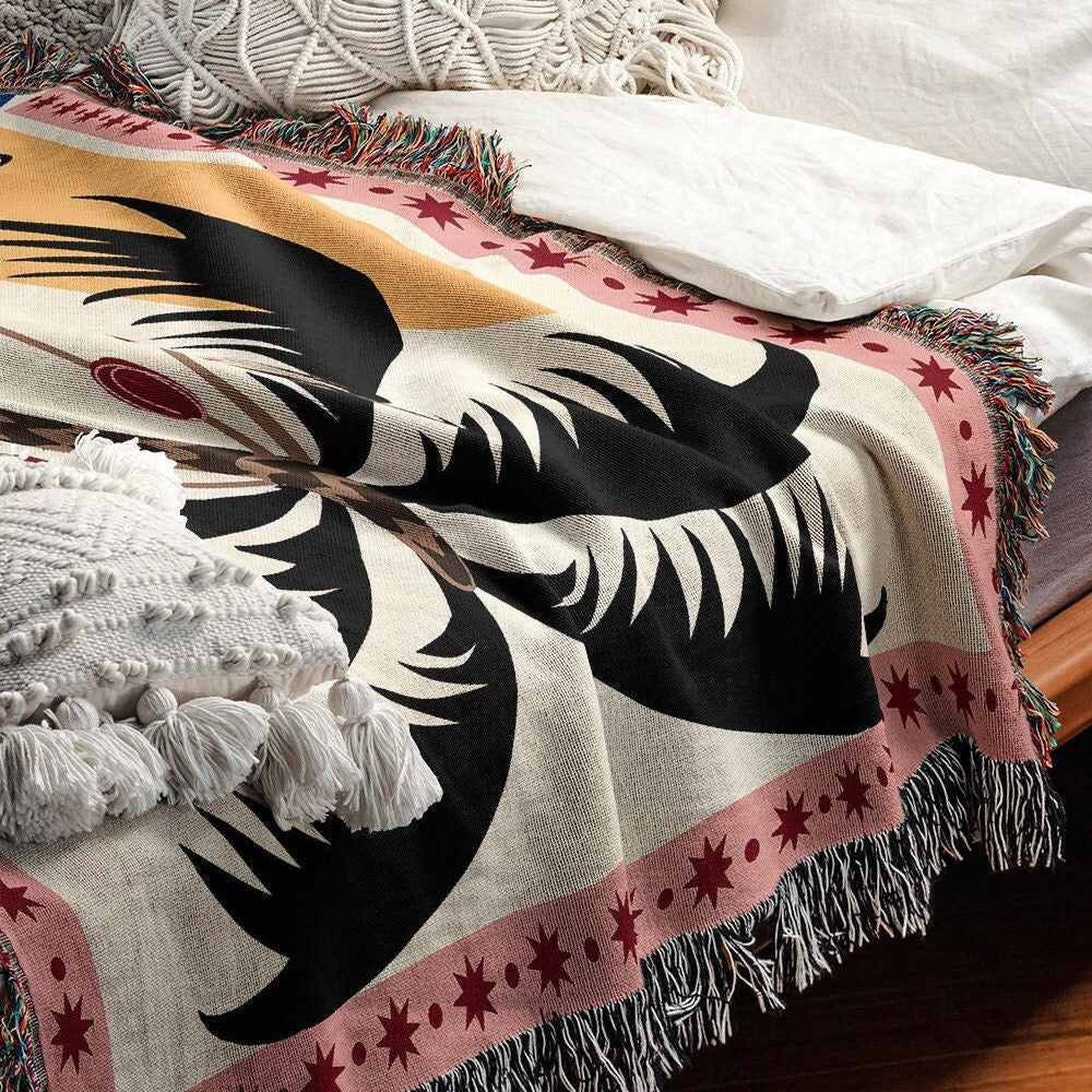 Palm Royale Woven Throw Blanket