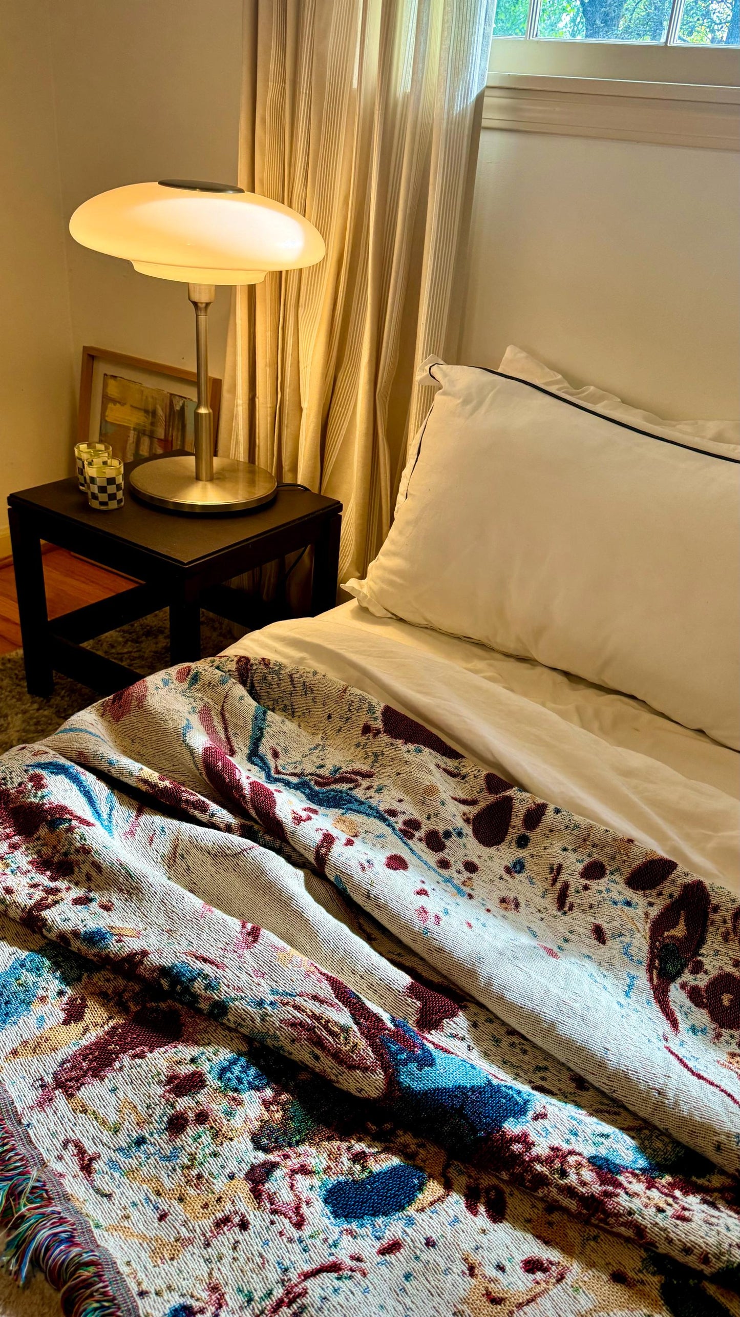 Paint Stain Woven Throw Blanket