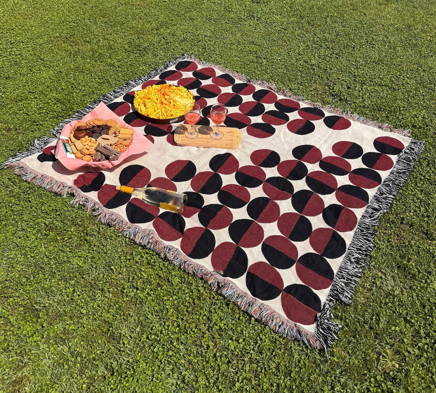Midnight Crush Woven Throw Blanket
