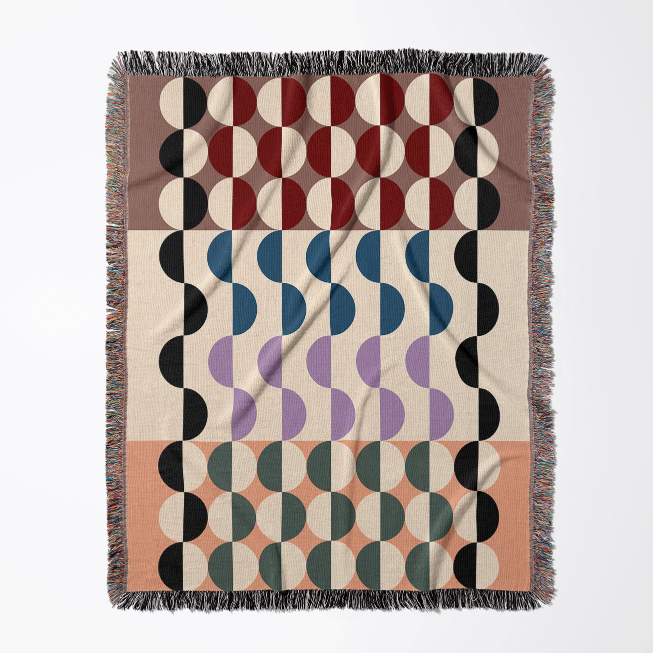 Desbundar Woven Throw Blanket
