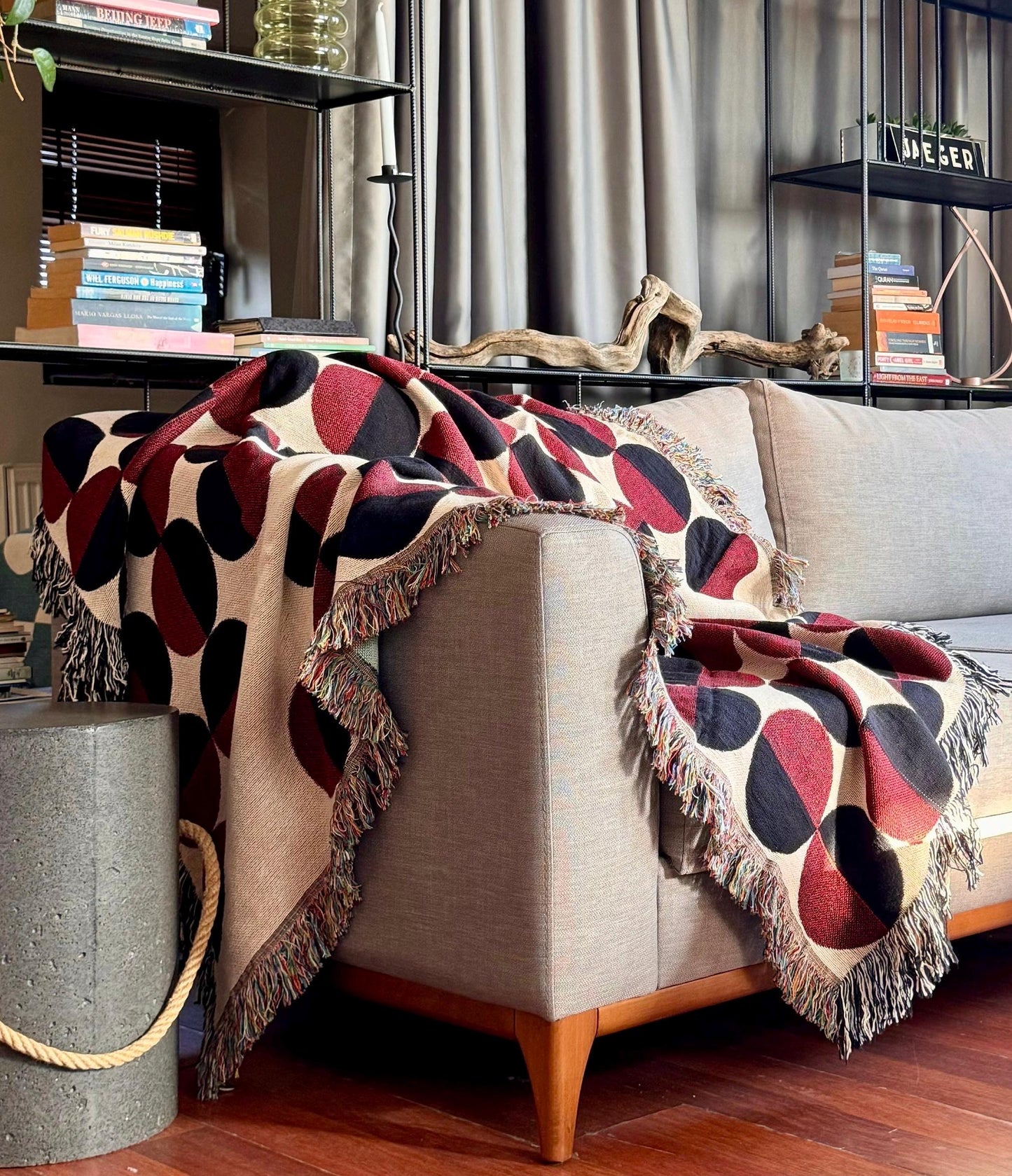 Midnight Crush Woven Throw Blanket