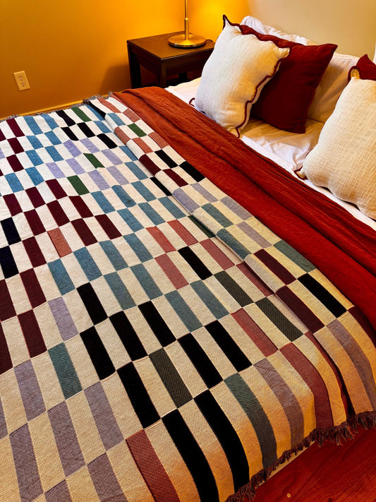 Check Me Out Woven Throw Blanket