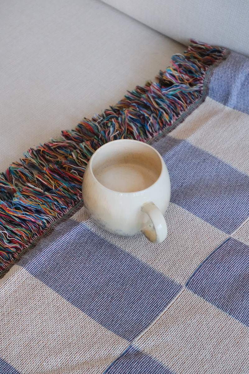 Retro Rhythm Woven Throw Blanket