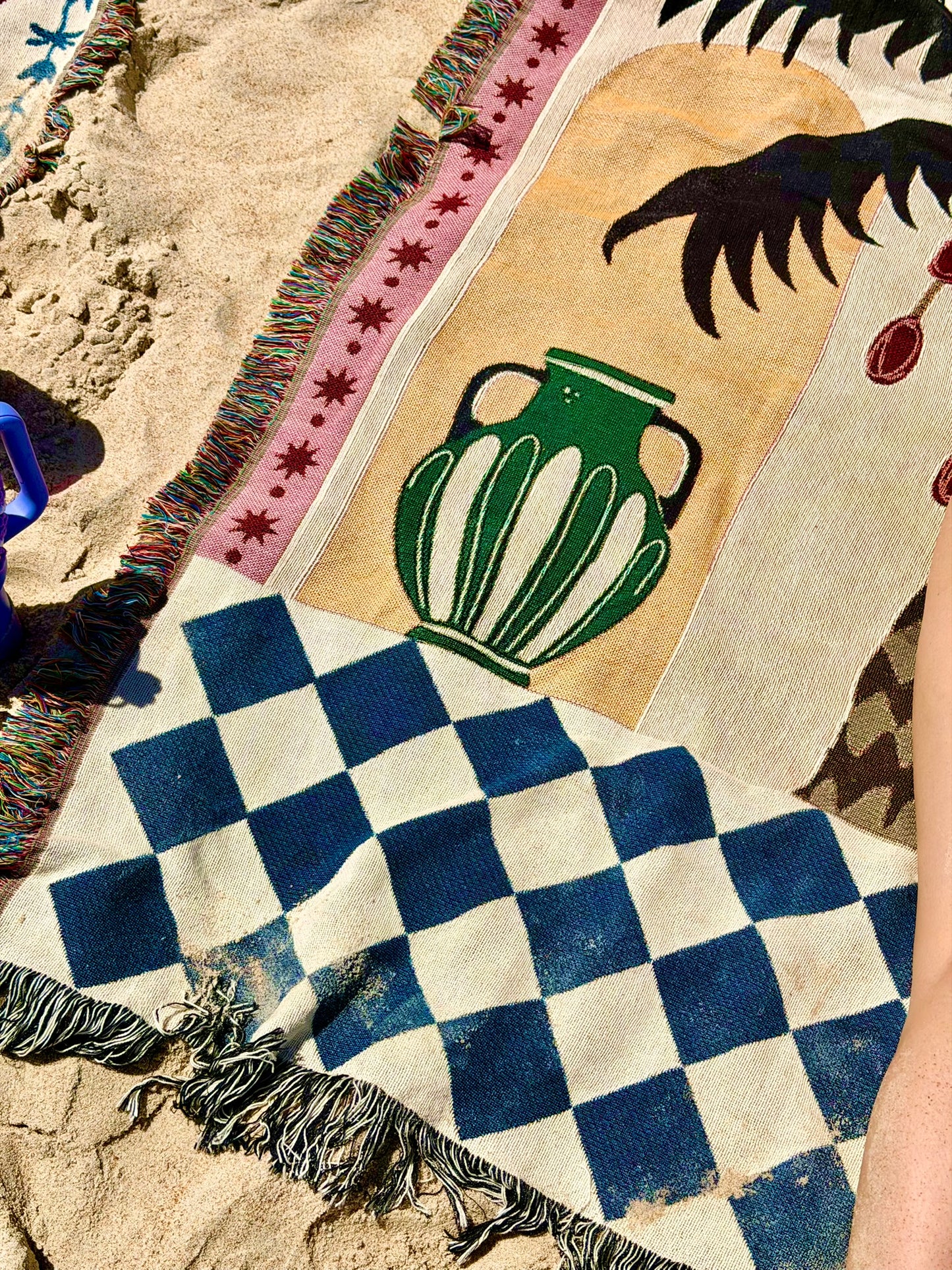 Palm Royale Woven Throw Blanket