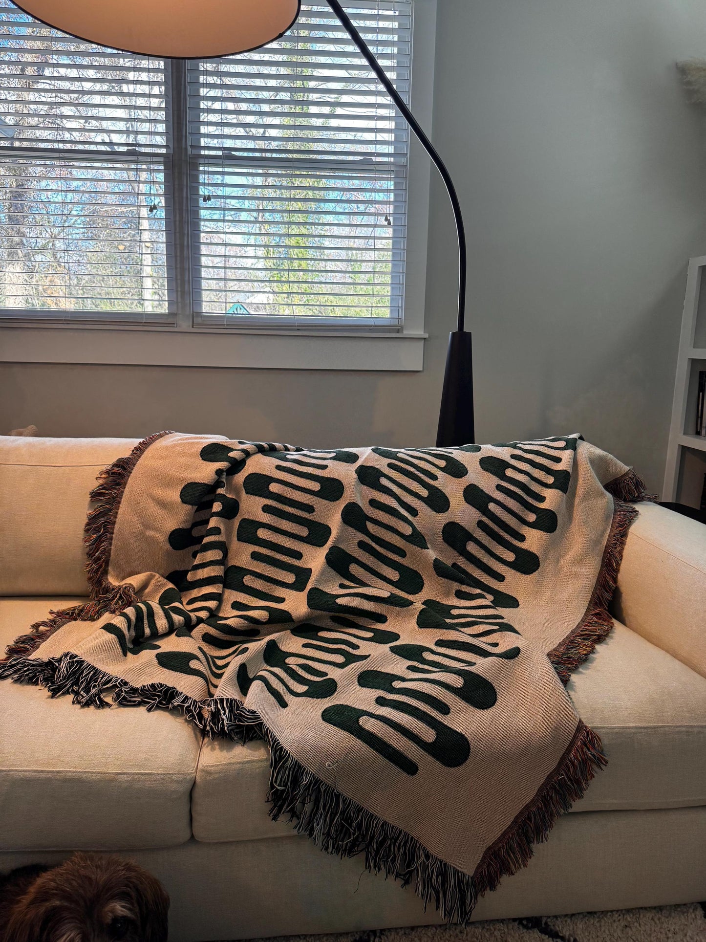 Right Signal Woven Throw Blanket