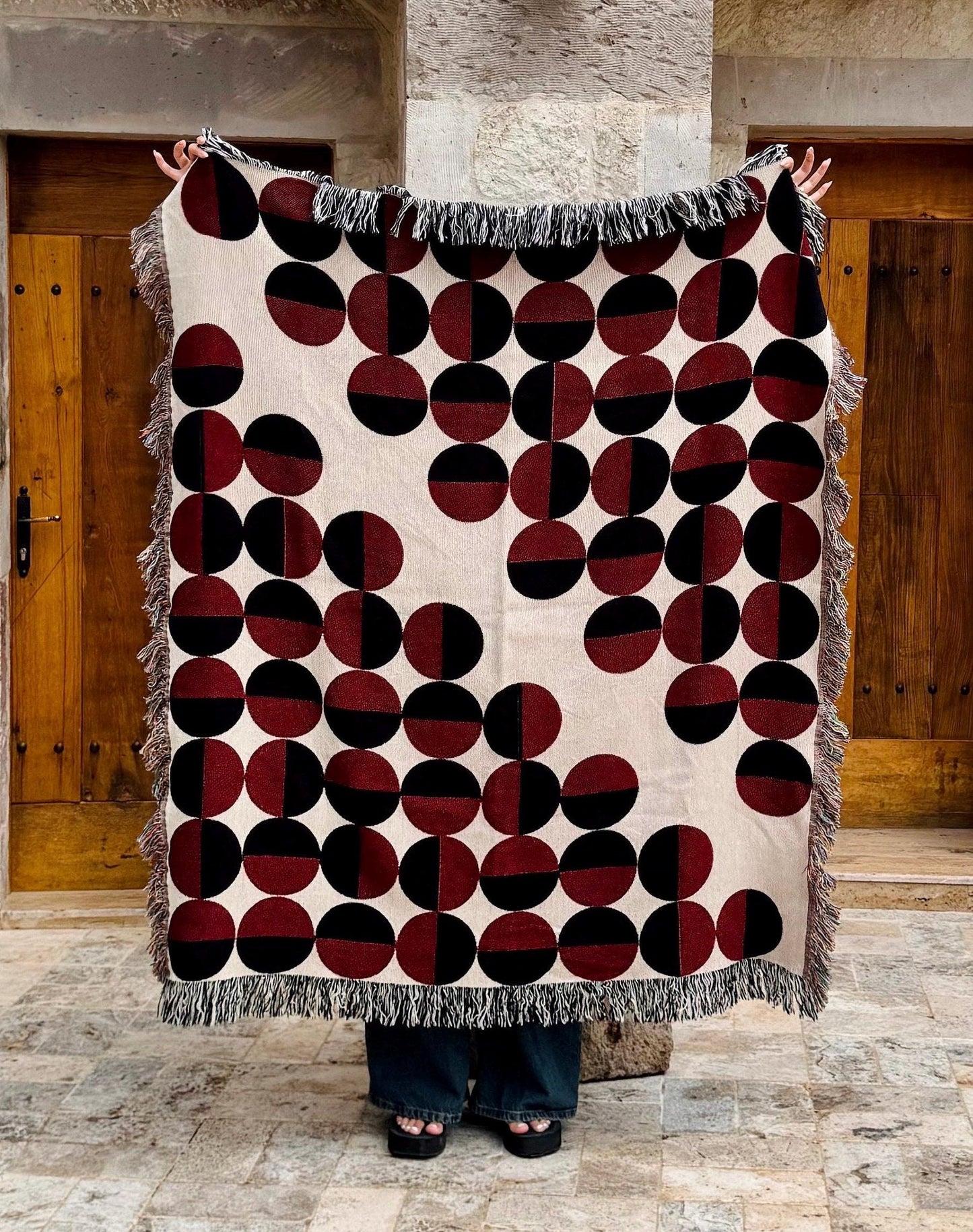 Midnight Crush Woven Throw Blanket